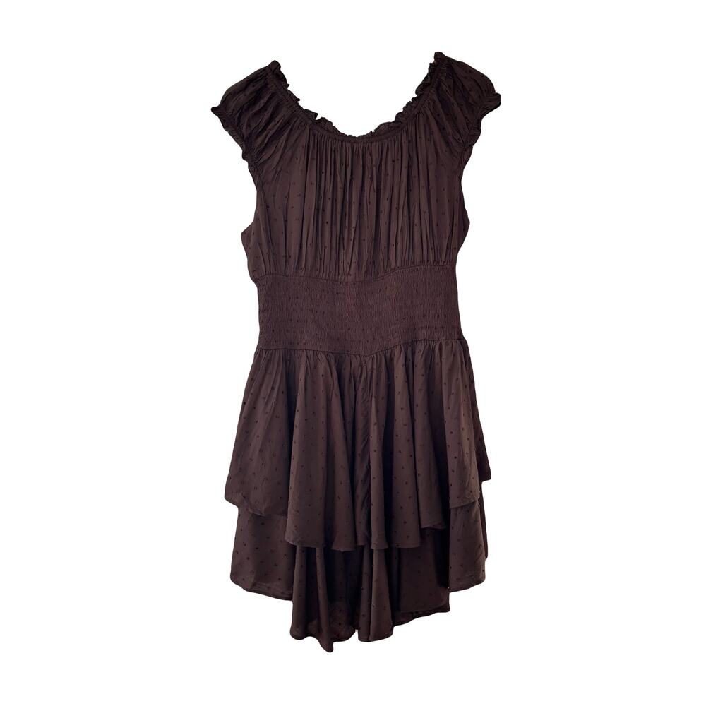 Princess Polly The Love Galore Chocolate Brown Romper Sz 12 - Picture 4 of 8